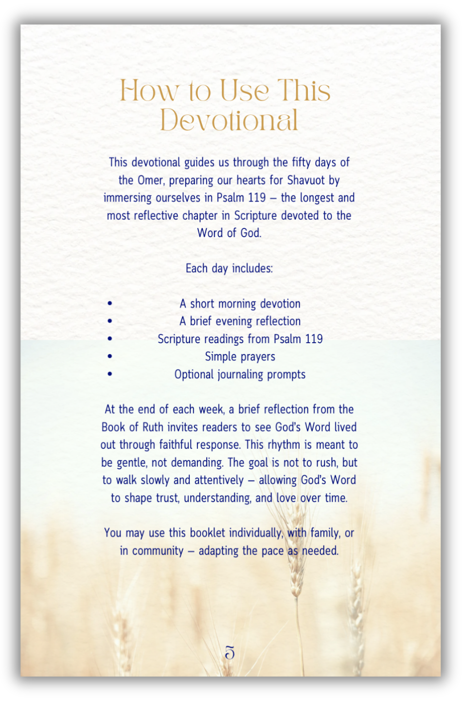 Shavuot: A Psalm 119 Journey | Counting the Omer Devotional (Messianic Perspective) - Image 4