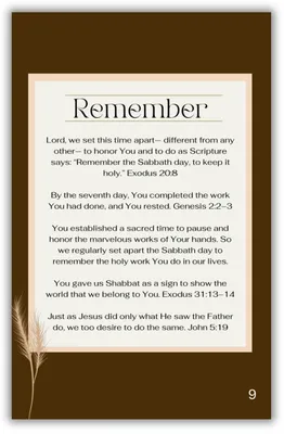 Messianic Shabbat Guide PDF | Christian Sabbath Dinner Guide, Blessings & Prayers - Image 3