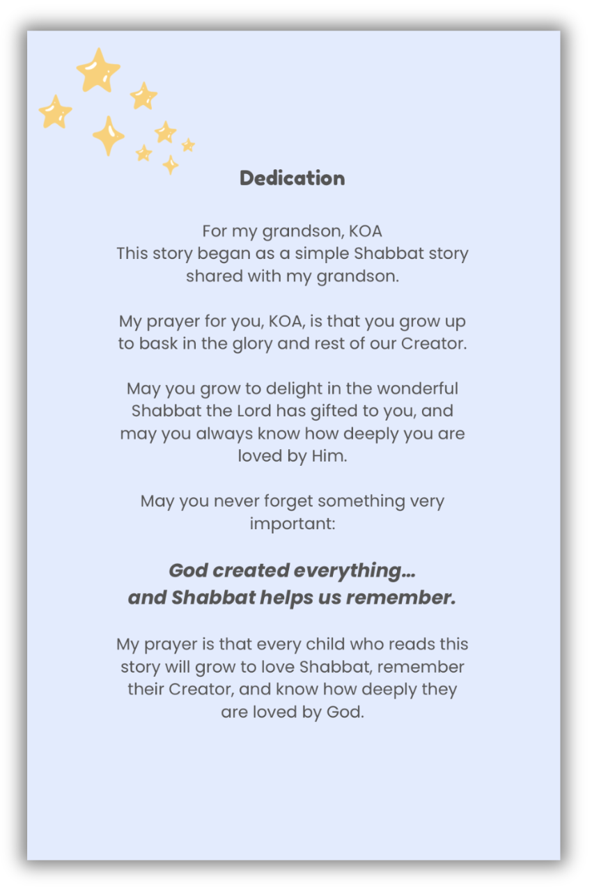 Shabbat for Kids PDF | Children’s Bible Story About Sabbath (Messianic Family Guide) - Image 2